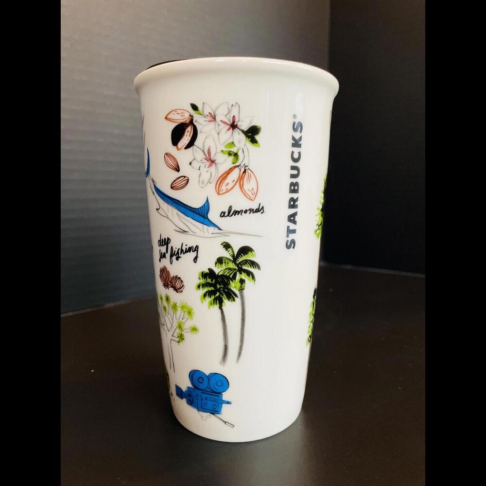 Starbucks 10 oz Ceramic Travel Mug with Lid - Picture 3 of 8